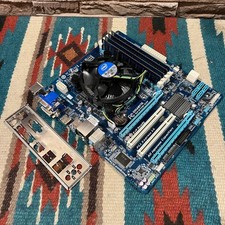 GIGABYTE B75M-D3H mATX Motherboard Combo   Core i7-3770   16GB RAM   TESTED 