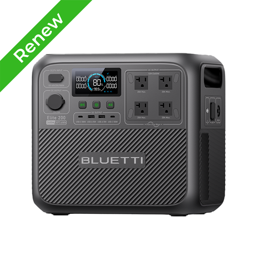 BLUETTI Elite 200 V2 2073Wh Portable Power Station - Certified Refurbished