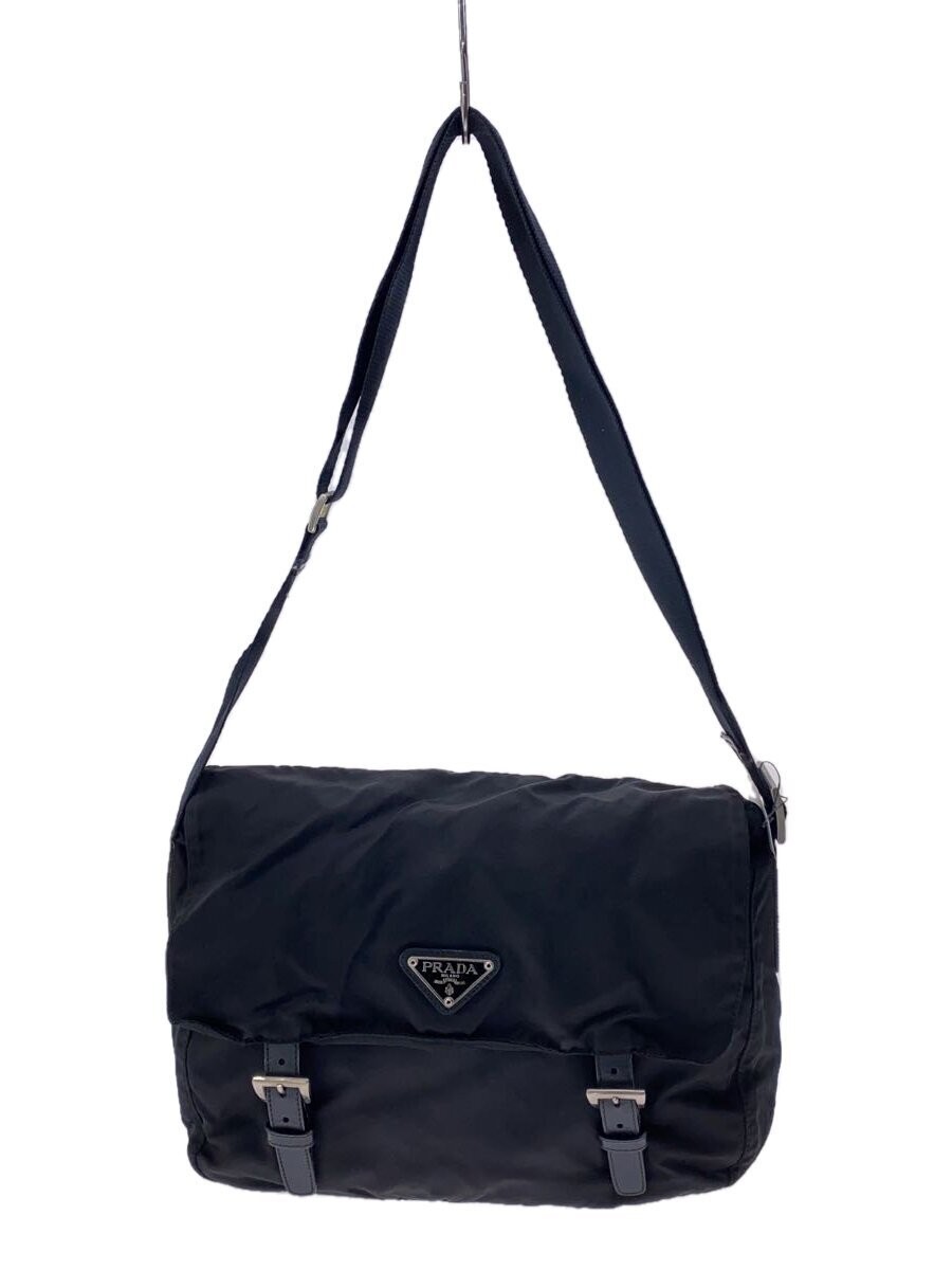 PRADA Shoulder bag Nylon Black