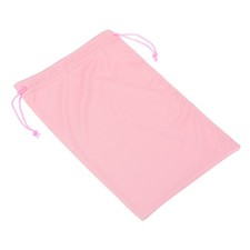 Ski Goggle Bag Microfiber Snow Goggles Case Drawstring Pouch Pink