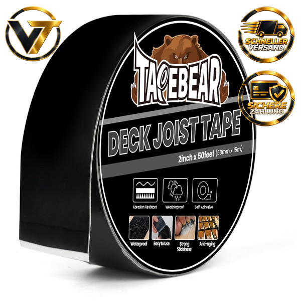 Butylband Dichtungsband Wasserdicht 50Mm X 15M Dach Reparaturband Abdichtung-image