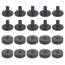 20Pcs Yootones Cymbal Stand Felt Washer Plastic Drum Cymbal Stand Sleeves Drum