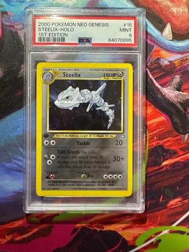 Steelix (1st Edition) graded PSA 9 for sale on eBay