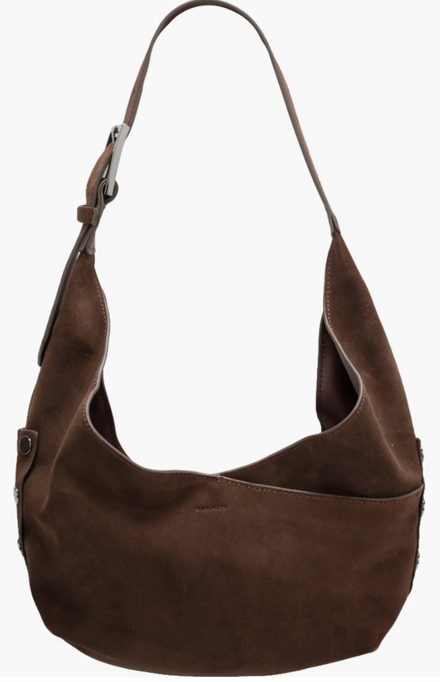 NWT Hammitt Tom Zip Medium Beltedsuede/ GM Hobo Shoulderbag