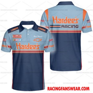 Days of Thunder Hardees Nascar Film Racing Uniform Apparel Clothes Hawaiian Polo
