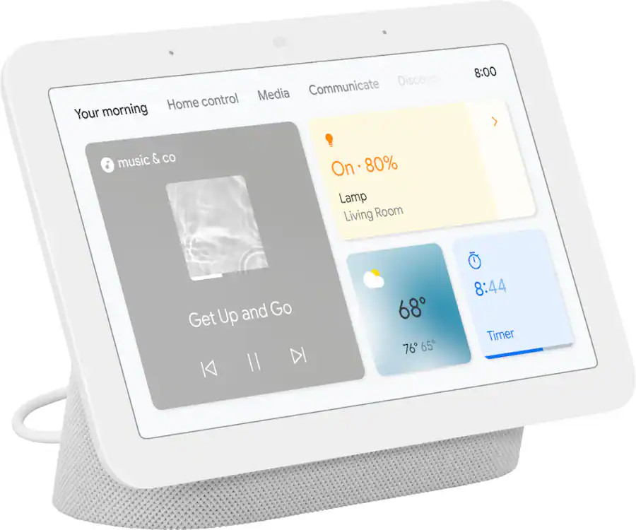 Nest Hub 2nd Gen - 7" Smart Home Display with Google Assistant