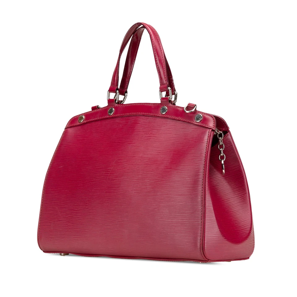 Cartera de cuero roja autenticada Louis Vuitton Epi Brea MM Foto 2 de 4