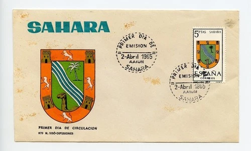 SPANISH SAHARA 1965 FDC First Day Cover #2