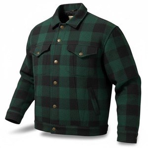 Green Buffalo Plaid Jacket | eBay