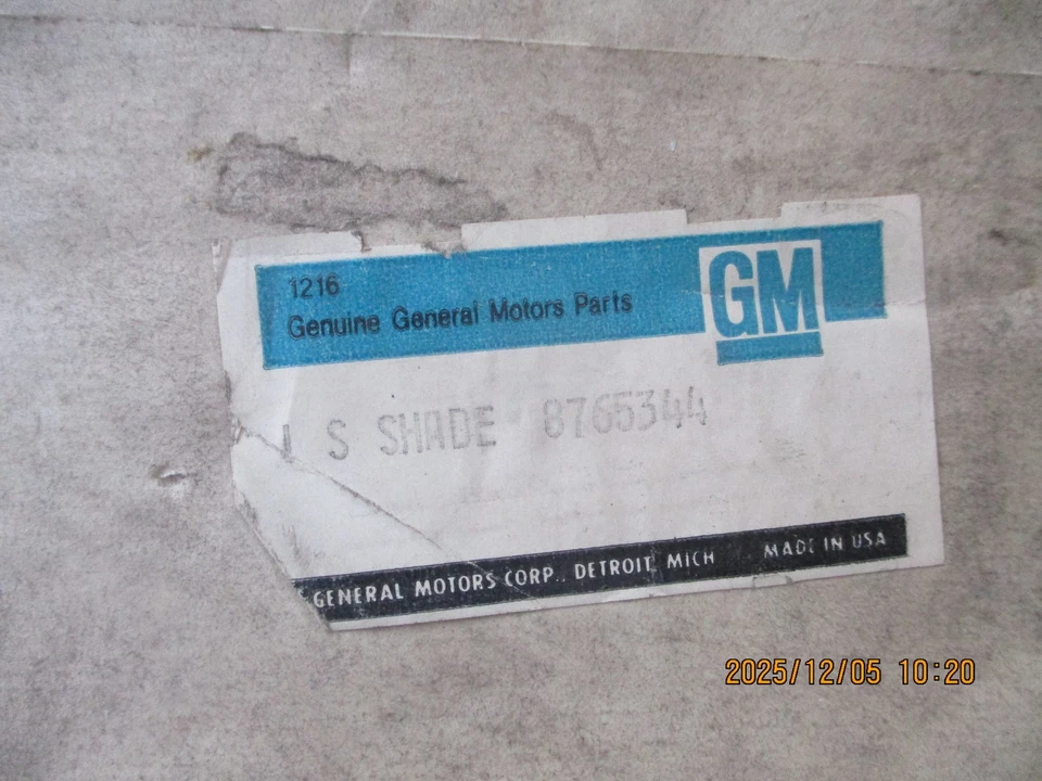 CHEVROLET IMPALA 1969, CAPRICE MARRÓN PARASOL DERECHO NUEVO EN STOCK-PT NO 8765344 Foto 2 de 4