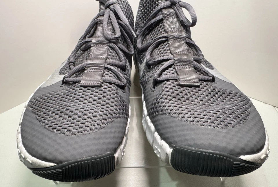 Nike Free Metcon 3 Men Size 13 Gray White Cross Training Lifting Gym Shoes GUC - Image 3 of 4