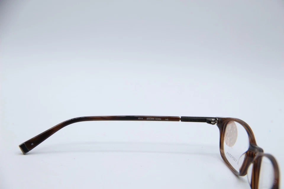 NUEVAS GAFAS JOHN VARVATOS V314 CUERNO MARRÓN MONTURAS AUTÉNTICAS 52-19 Foto 3 de 4