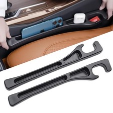 2 Pack Leather Car Seat Gap Filler Universal Fit for Cars Trucks SUVs