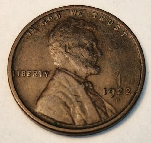1922-D Lincoln Wheat Cent Penny Very Fine