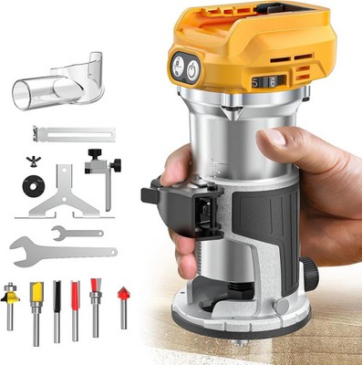 DCW600B 20V MAX XR Brushless Cordless Compact Router (Tool Only) New