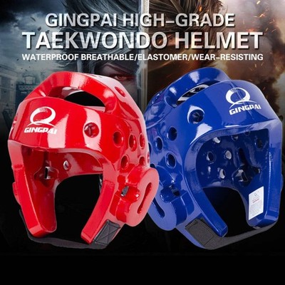 Taekwondo Helm Sanda Kickboxen Kopfschutz Kopfbedeckungen Protector Sparring Gear H