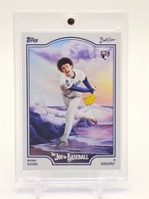 ROKI SASAKI 2025 TOPPS X BOB ROSS HAPPY MISTAKES ROOKIE RC Q3735