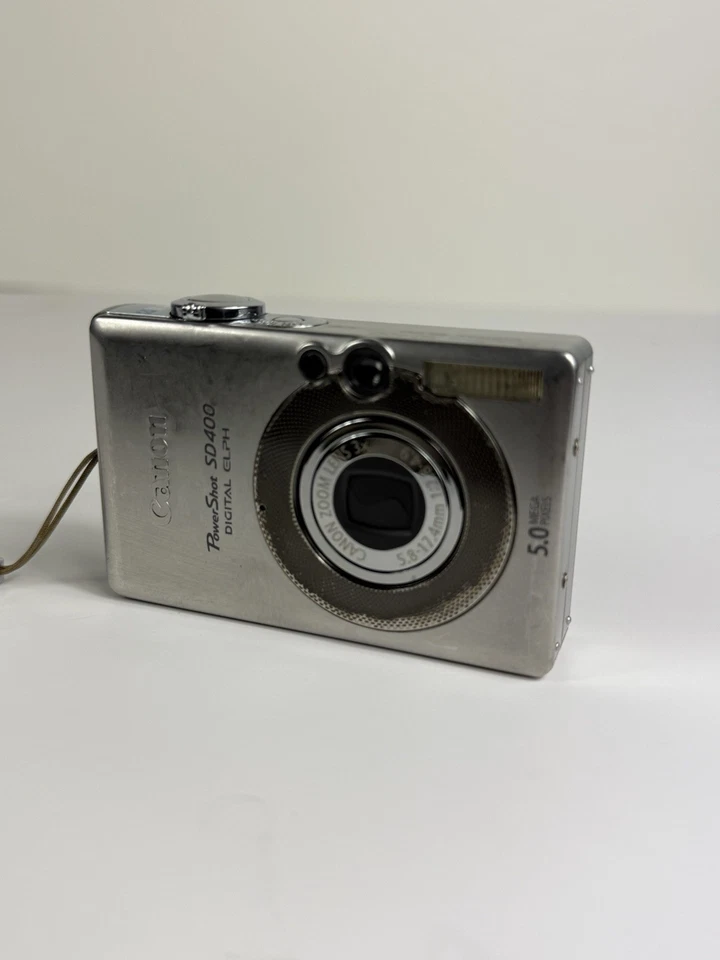 Canon PowerShot SD400 Digital ELPH 5.0 MP Camera And Battery /WORKS/NO CHARGER - Image 4 of 4