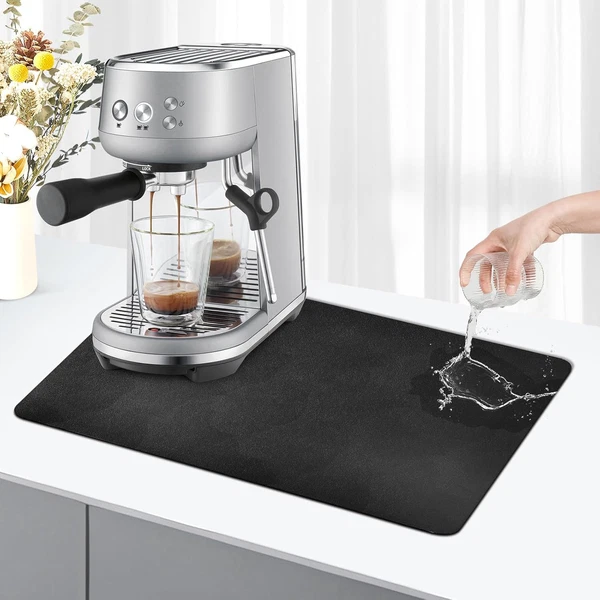 Kaffeemaschine Abtropfmatte 30X40Cm,Abtropfmatte Geschirr ,Saugstarke Trockenmat-image