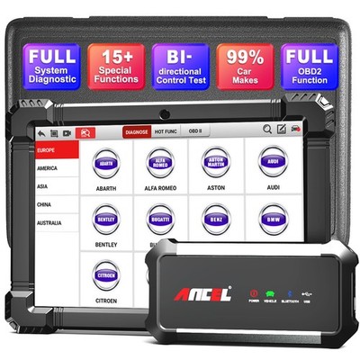 ANCEL X7 Bluetooth OBD2 Scanner Bi-directional Scan Tool Full System Diagnostic