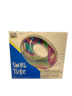 High Five Swirl Tube Pool Donut 40'' x 40'' x 10.24'' summer pool float