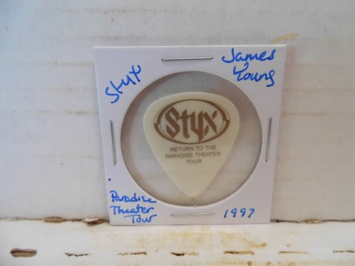 STYX "JAMES YOIUNG" PARADISE THEATER TOUR GUITAR PICK~READ DESCRIPTION #37~11