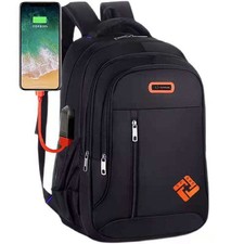 Lightweight Casual Laptop Backpack with USB Charging Port For for Men and Women