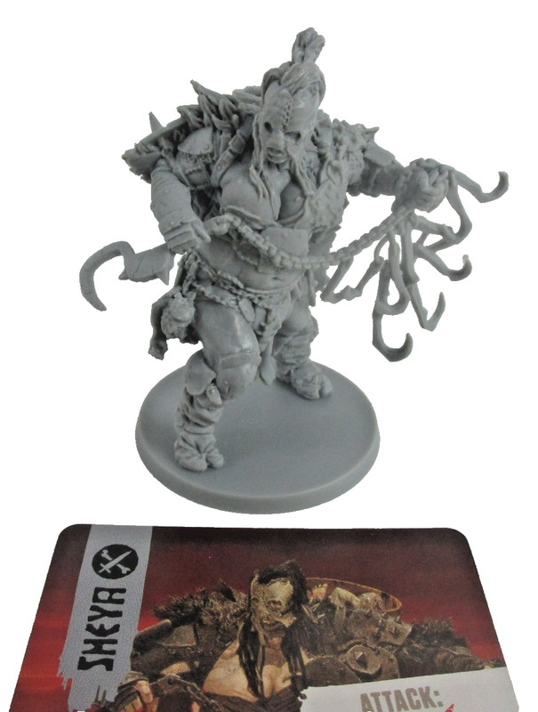 HATE: The Board Game SHEYA Mercenary Mini & Card NEW!!