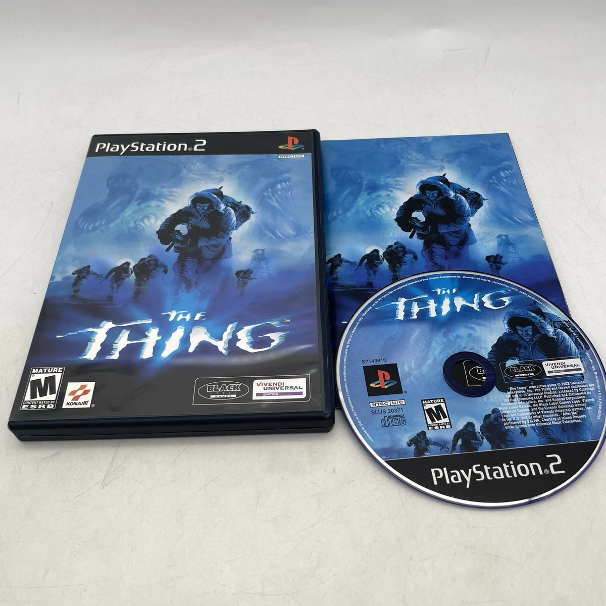 Jeu PS2 The Thing - Version Italienne Jouable En VO/VF - Bon état, Envoi Rapide