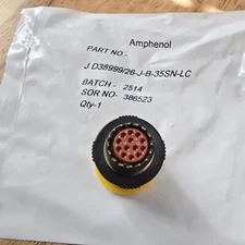 Amphenol D38999/26JB35SN-LC MIL-DTL-38999 Series III Connector, Shell J, 128