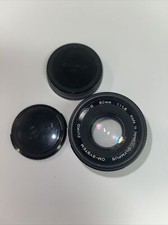 Olympus OM-System Zuiko MC Auto-S 50mm f1.8 Lens