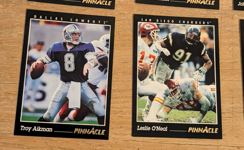 1993 PINNACLE FOOTBALL, COMPLETE SET, 360 CARDS, FAVRE, SMITH, MARINO, FREE SHIP - Picture 5 of 12