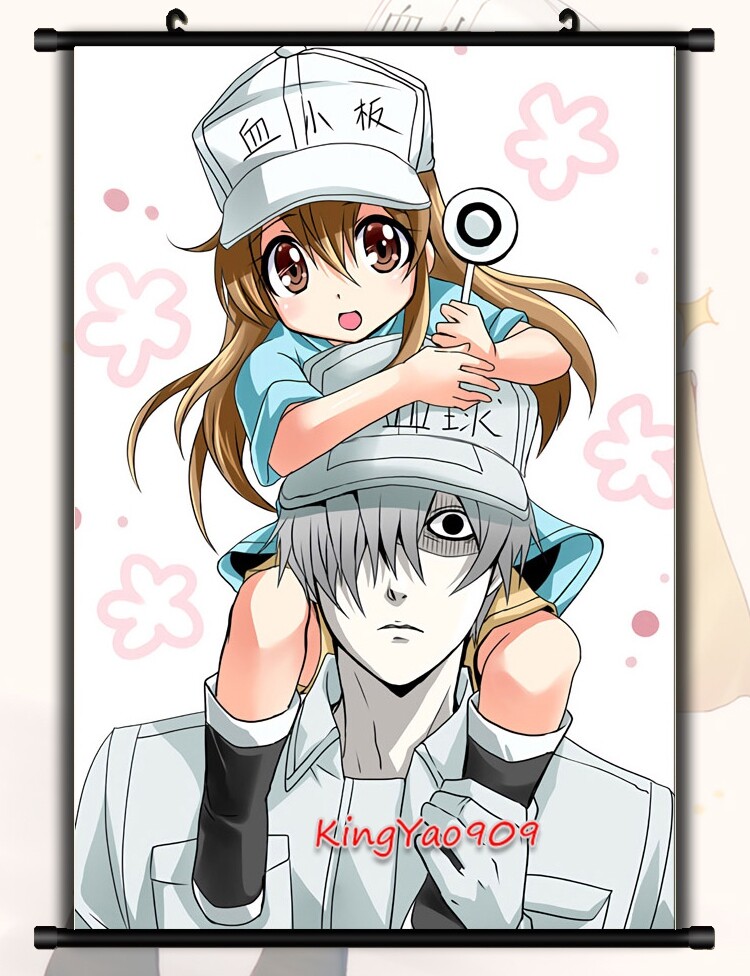 Anime Cells at Work! WBC Platelet HD Wall Decoration Scroll Poster 90*60CM #001 | eBay Anime Cells at Work! WBC Platelet HD Wall Decoration Scroll Poster 90*60CM #001 | eBay