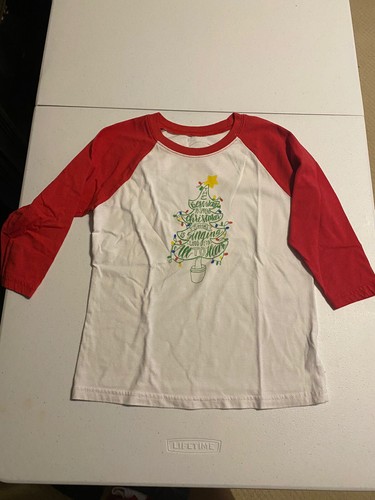 Girls Jane Marie Christmas Shirt, Size 