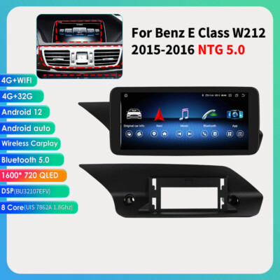 4+32GB Android Autoradio GPS CarPlay DAB Für Mercedes Benz Class E W212 NTG 5.0