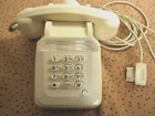 Vintage 80'S Socotel PTT Cream Keyboard & Earphone Keyphone