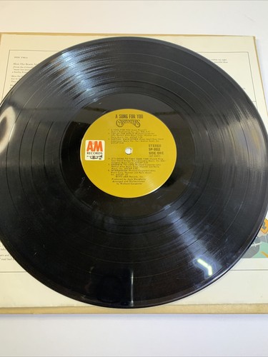 Carpenters A Song For You LP Vinyl Record Album A&M Records SP3511 Easy Listen - Picture 6 of 9