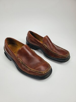 Cole Haan Men's Shoes Air Santa Barbara Brown Leather Casual Loafers 8M (07184)