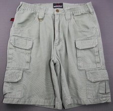 Vintage Men's Woolrich Elite Series Cargo Shorts Utility Canvas Green Size 32