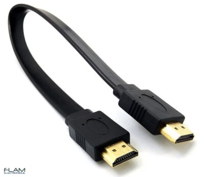 Cable video audio ethernet HDMI 1.4 Male / Male 30 cm Full HD 1080p High Quality - Photo 1/2