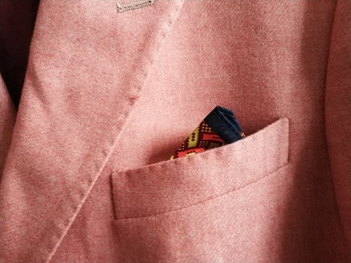Scotch&Soda 139411 460 Retro Pink Melange Men's Wool Blazer Jacket Amsterdam - Picture 10 of 14