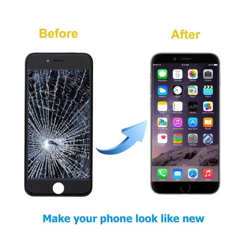 Nowy do iPhone 8 czarny Zamienny ekran dotykowy LCD Wyświetlacz Digitizer Montaż - Zdjęcie 8 z 8