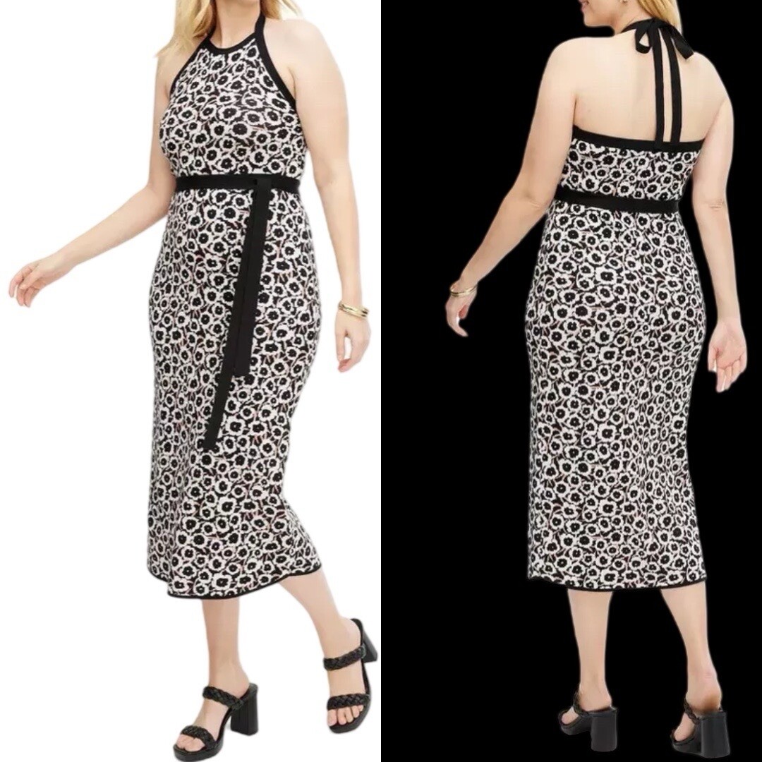 New DVF x Target Size XXL Halter Poppy Knit Sweater Dress Diane von  Furstenberg