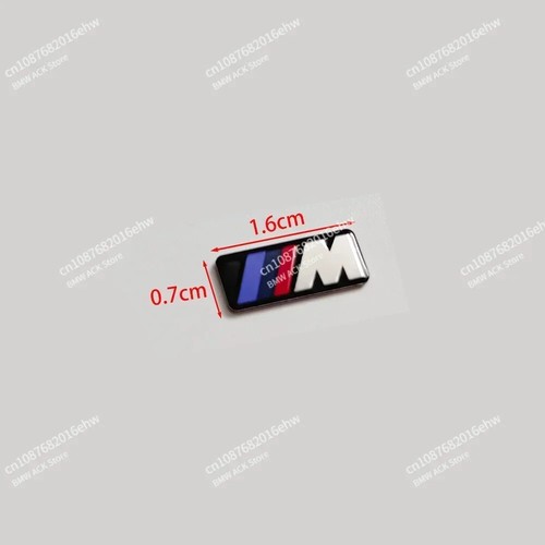 For All BMW M Badge Car Steering Wheel Hub Caps Center Emblem Badge DIY Sticker - Picture 3 of 16