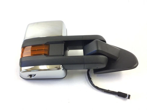 Chevrolet GMC Passenger Side View Mirror trailer tow chrome power fold sensor OE