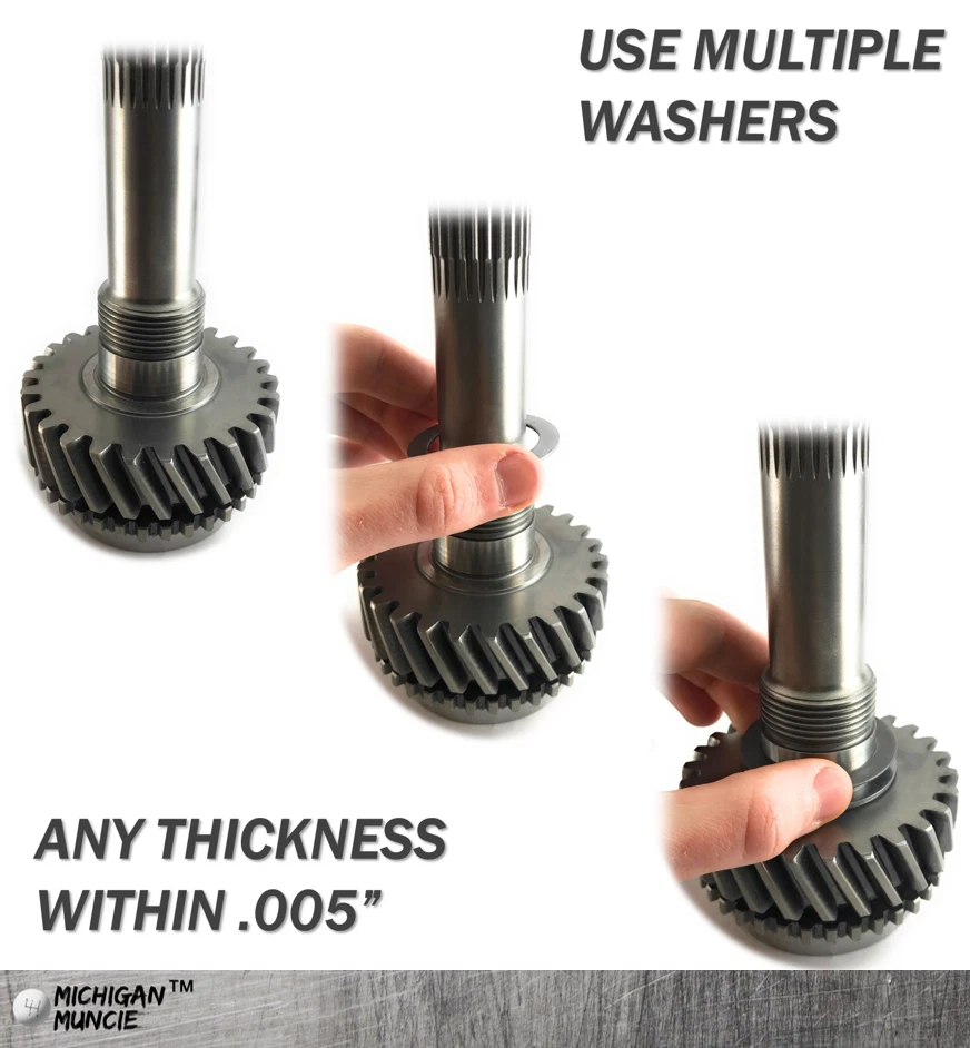 MUNCIE 4 SPEED INPUT SHAFT SHIM SET, PACK, ASSORTMENT, KIT - M20 M21 M22 M23 - Image 2 of 4