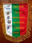 Euro 1996 Group B pennant - Bul Fa official edition - 46 x 36 cm - embroidered !