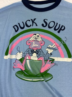 Vtg 1980's Duck Soup Thin Sweatshirt Medium Single Stitch