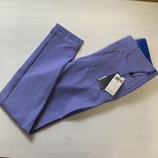 RLX Polo Ralph Lauren Eagle Golf Pants Womens 4 Or 6 Blue Pink New Nwt