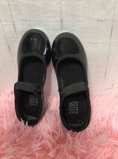 Capezio Future Star Girls Tap Dance Shoes Black Lace Up Block Heels 8 M